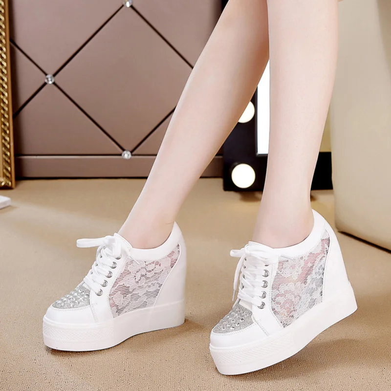 Crystal Mesh Fabric - Năm 2022 Thời Trang Sneakers Nữ