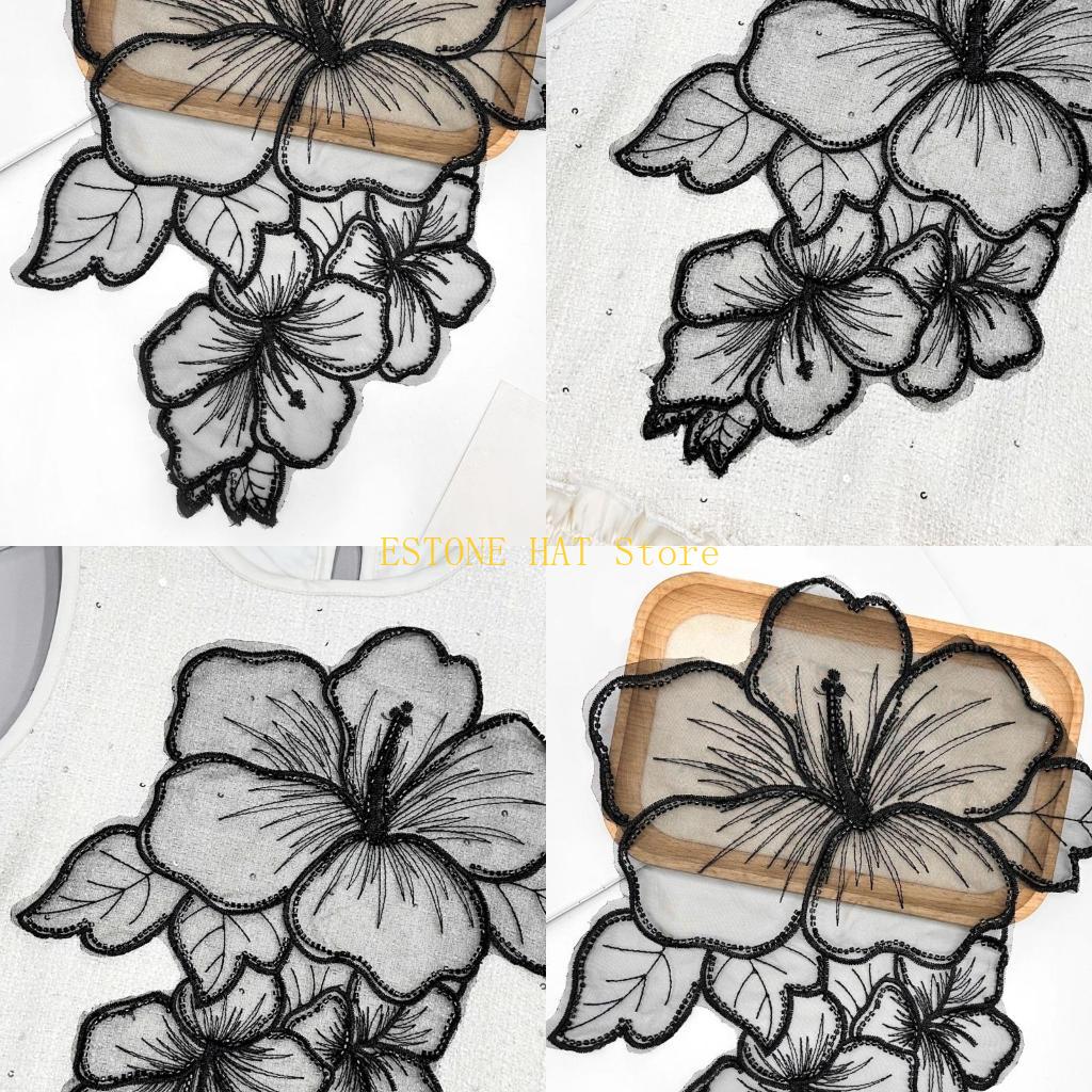 Applique Patch Flower - 49MF Hoa May Miếng Dán Hoa