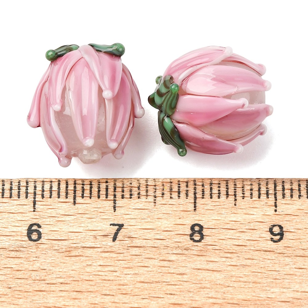 20pcs Handmade Lampwork Tulip  - đánh giá và giá Embellishment Crafts