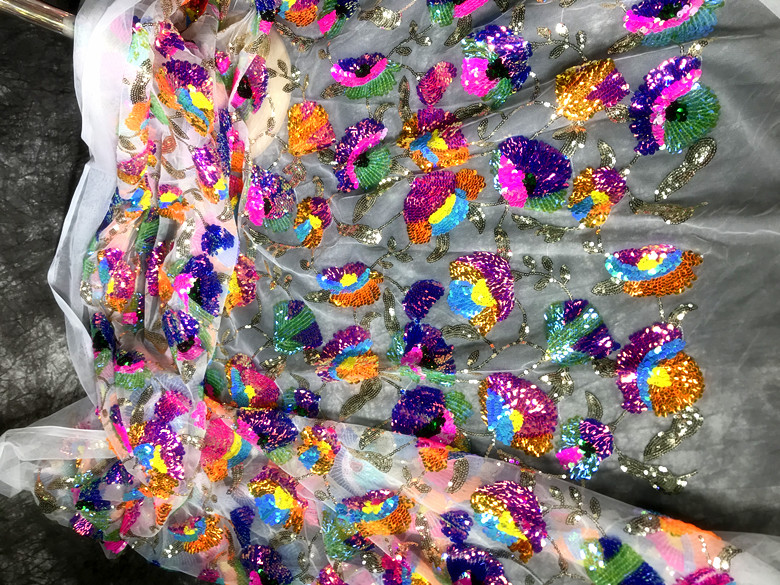 Nhiều Màu Sắc Pha Lê Kim Sa Lấ - đánh giá và giá Crystal Mesh Fabric
