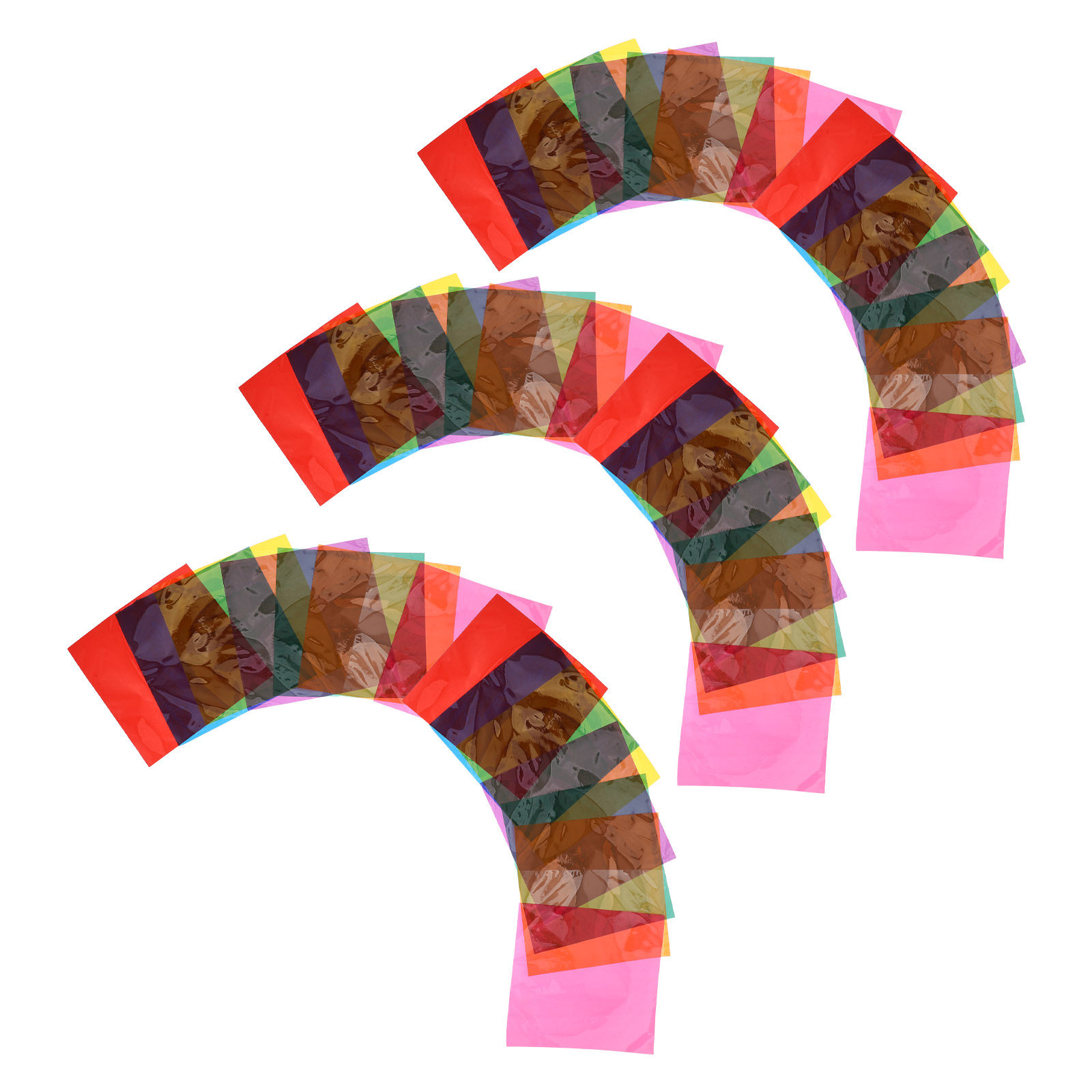 90Pcs Colored Cellophane Paper - đánh giá và giá Craft Embellishments