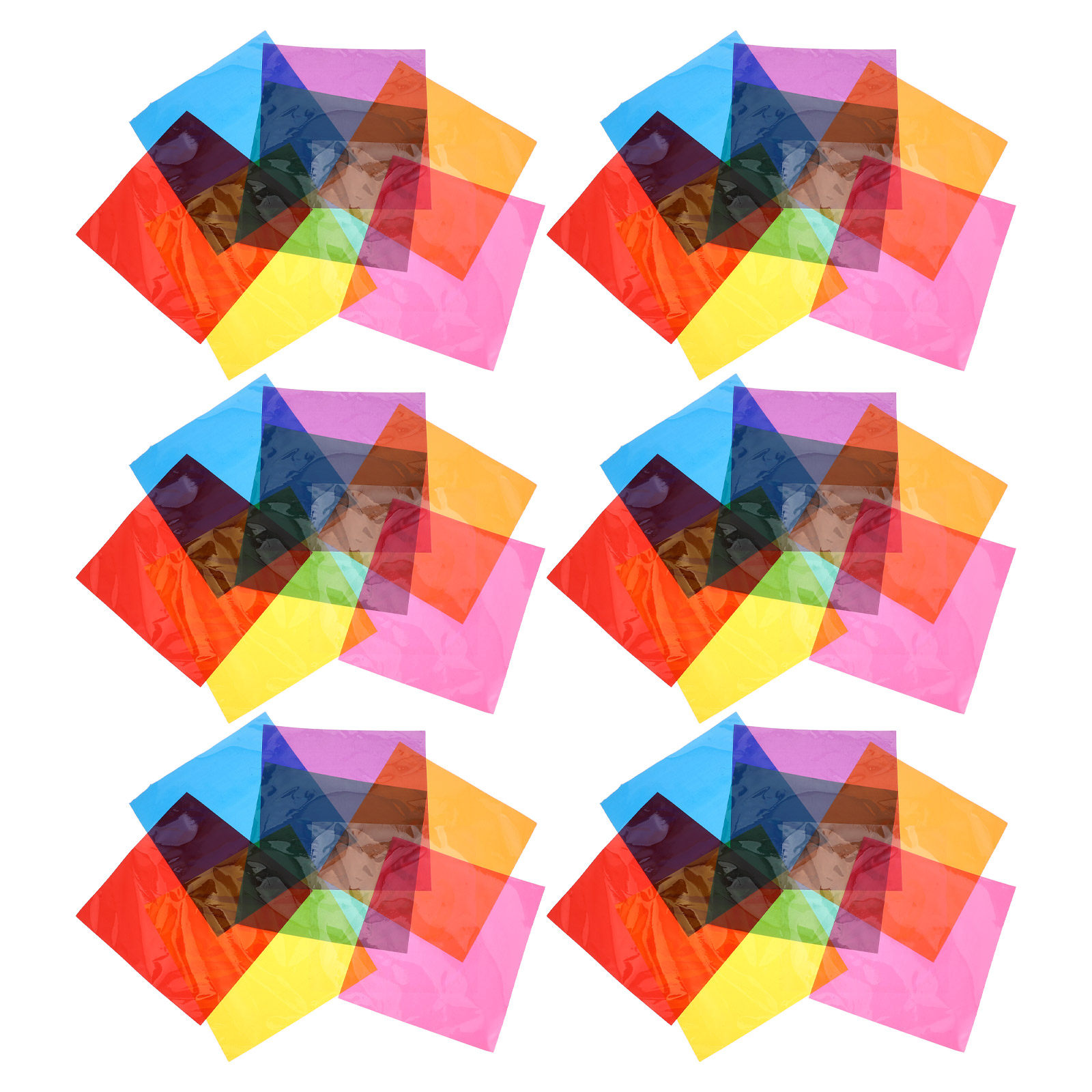 90Pcs Colored Cellophane Paper - đánh giá và giá Craft Embellishments