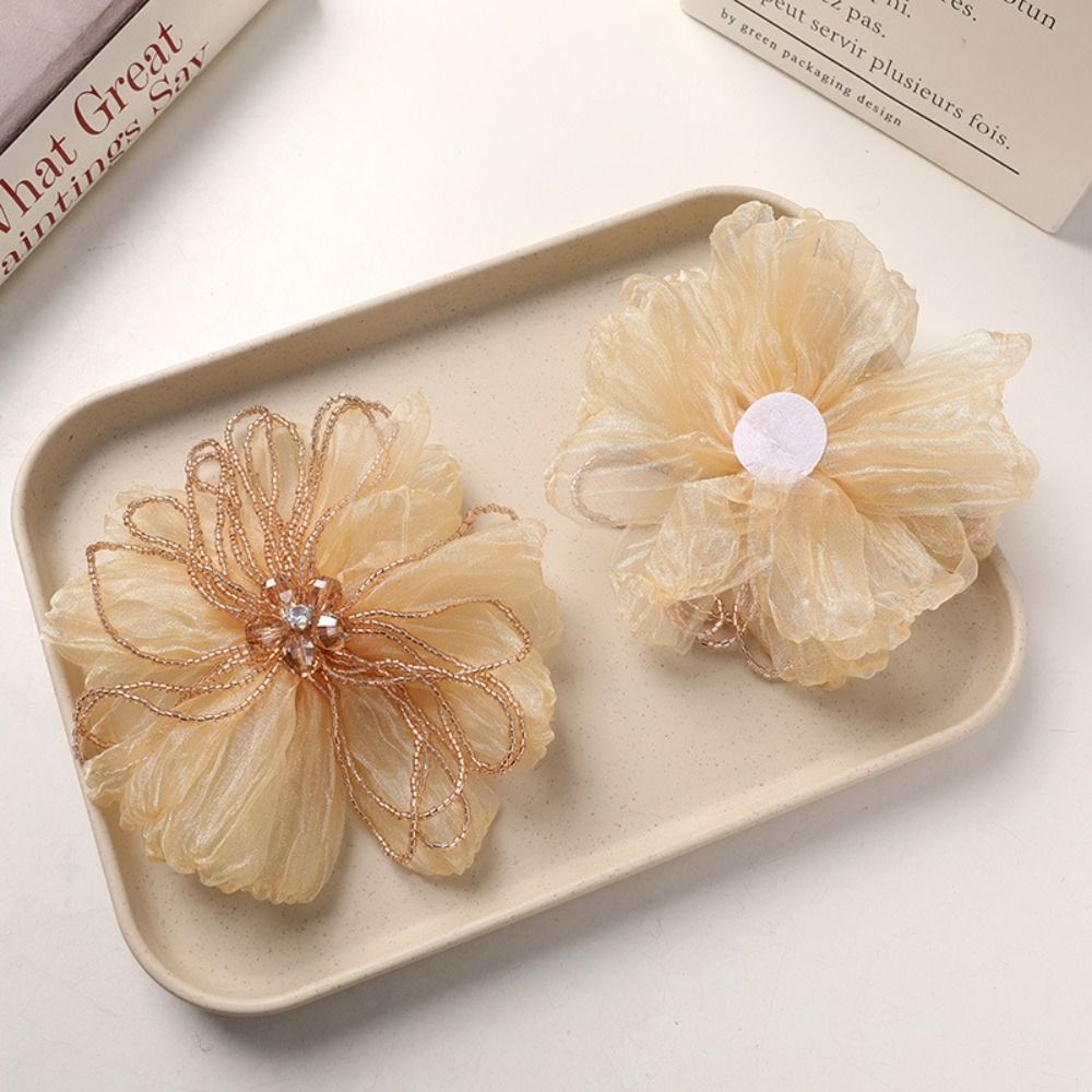 Organza Fabric Flower Patch Cr - đánh giá và giá Applique Patch Flower