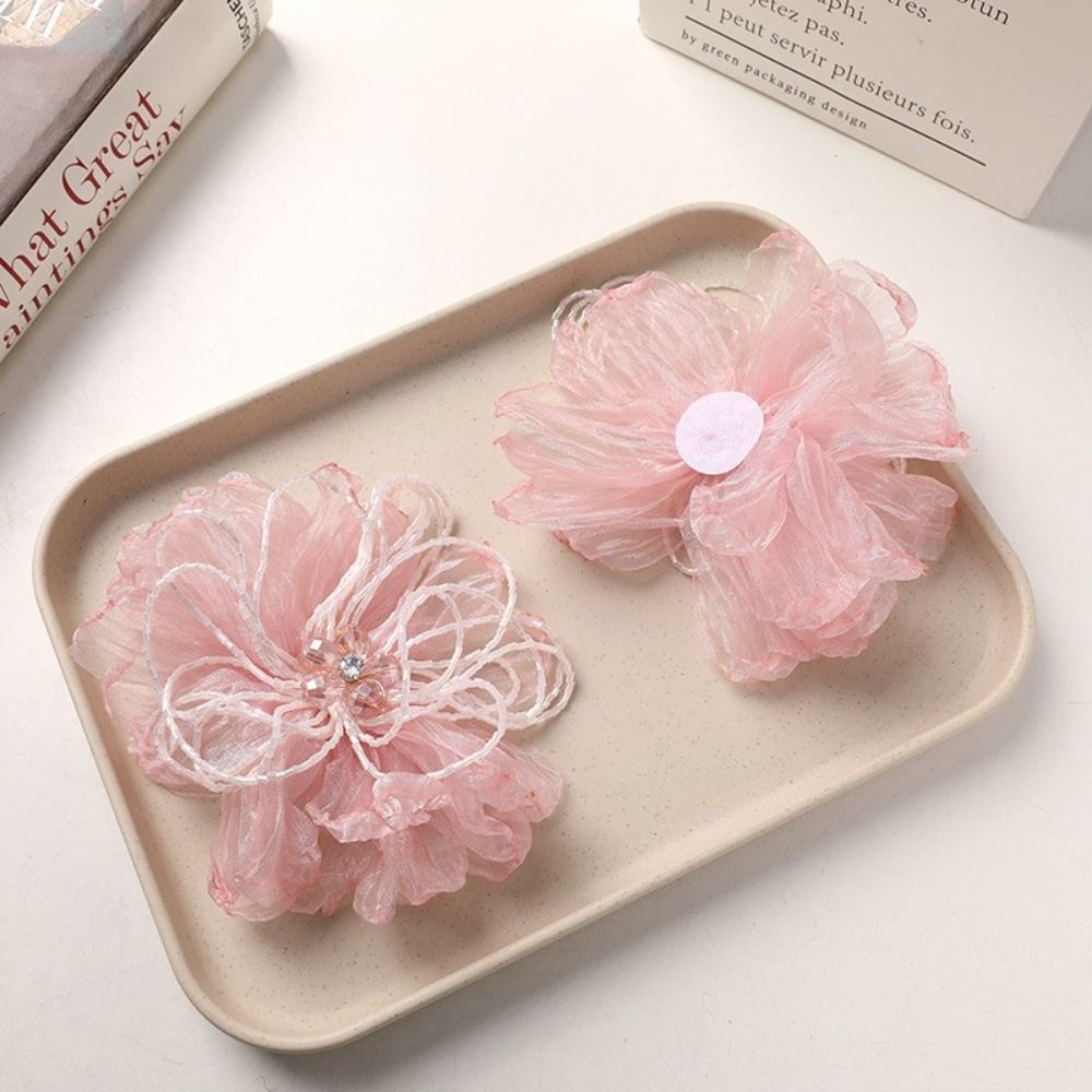 Organza Fabric Flower Patch Cr - đánh giá và giá Applique Patch Flower