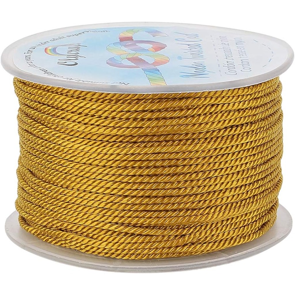 55 Yards 1mm Twisted Satin Nyl - đánh giá và giá Cord Trim Twisted