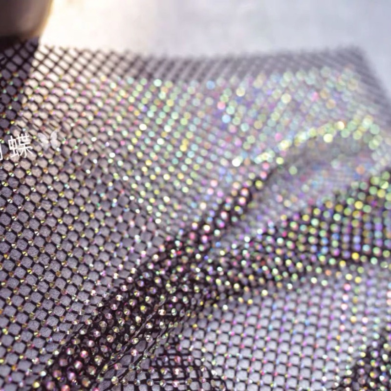 Mistlace Stretch Rhinestone Fi - đánh giá và giá Crystal Mesh Fabric